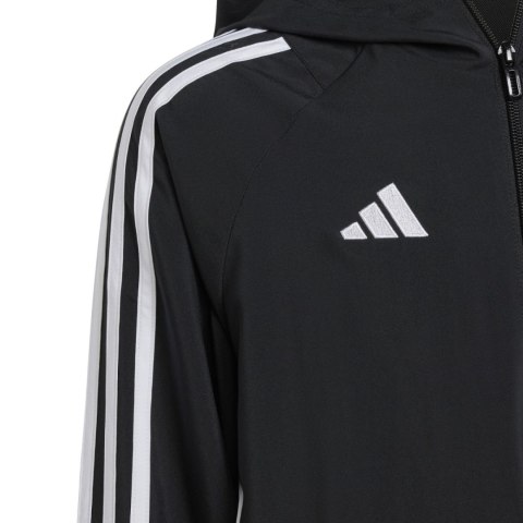 Adidas teamwear Kurtka dla dzieci adidas Tiro 24 czarna IM8798 Adidas teamwear Kurtka dla dzieci adidas Tiro 24 czarna IM8798