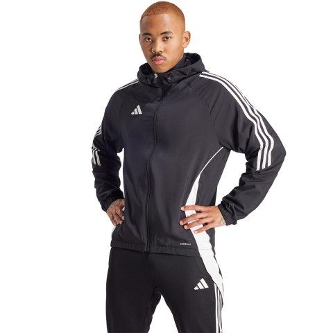 Adidas teamwear Kurtka męska adidas Tiro 24 czarna IM8806 Adidas teamwear Kurtka męska adidas Tiro 24 czarna IM8806