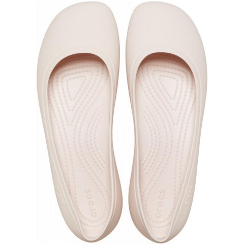 Crocs Buty damskie Crocs Brooklyn Flat beżowe 209384 6UR Crocs Buty damskie Crocs Brooklyn Flat beżowe 209384 6UR