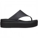 Crocs Klapki damskie Crocs Brooklyn Flip czarne 208727 001