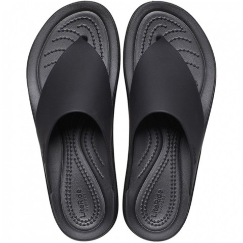 Crocs Klapki damskie Crocs Brooklyn Flip czarne 208727 001 Crocs Klapki damskie Crocs Brooklyn Flip czarne 208727 001