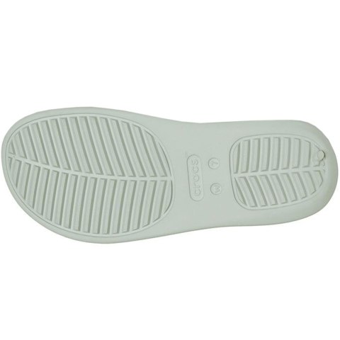 Crocs Klapki damskie Crocs Getaway Flip zielone 209589 3VS Crocs Klapki damskie Crocs Getaway Flip zielone 209589 3VS