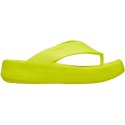 Crocs Klapki damskie Crocs Getaway Platform Flip zielone 209410 76M