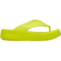Crocs Klapki damskie Crocs Getaway Platform Flip zielone 209410 76M
