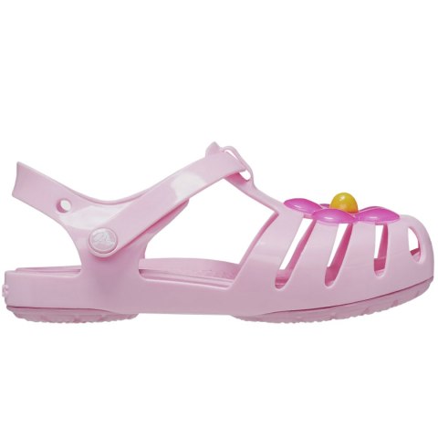 Crocs Sandały dla dzieci Crocs Isabela Charm Sandals różowe 208445 6S0