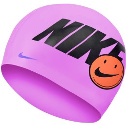 Nike Czepek pływacki Nike Graphic fioletowy NESSC164-510