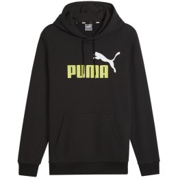 Puma Bluza męska Puma ESS+ 2 Col Big Logo Hoodie TR czarna 586765 59