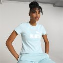 Puma Koszulka damska Puma ESS Logo Tee błękitna 586775 25