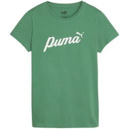 Puma Koszulka damska Puma ESS+Script zielona 679315 86