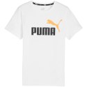 Puma Koszulka dla dzieci ESS+ 2 Col Logo Tee B biała 586985 35