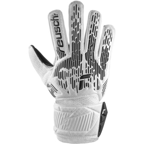 Reusch Rękawice bramkarskie Reusch Attrakt Solid Junior biało-czarne 5472016 1101 Reusch Rękawice bramkarskie Reusch Attrakt Solid Junior biało-czarne 5472016 1101
