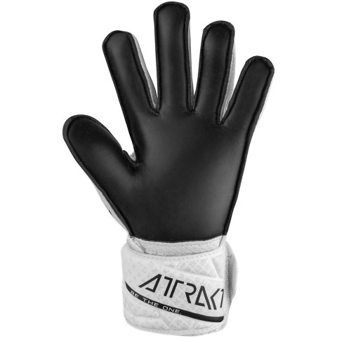 Reusch Rękawice bramkarskie Reusch Attrakt Solid Junior biało-czarne 5472016 1101 Reusch Rękawice bramkarskie Reusch Attrakt Solid Junior biało-czarne 5472016 1101