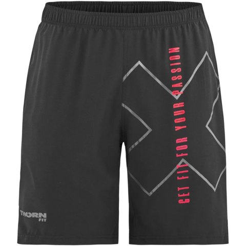 Thorn Fit Spodenki treningowe męskie Thorn Fit Sport Logo czarne