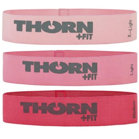 Thorn Fit Zestaw gum do ćwiczeń Thorn Fit Lady resistance textile band set 3 szt.