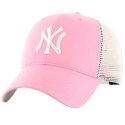 47 Brand Czapka z daszkiem '47 New York Yankees Branson różowo-biała B-BRANS17CTP-RSA