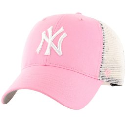 47 Brand Czapka z daszkiem dla dzieci '47 New York Yankees Branson różowo-biała B-BRANS17CTP-RSA_KIDS