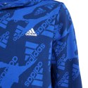 Adidas Bluza dla dzieci adidas Essentials Allover Print HD niebieska IS2555