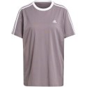 Adidas Koszulka damska adidas Essentials 3-Stripes Tee fioletowa IS1564