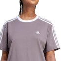 Adidas Koszulka damska adidas Essentials 3-Stripes Tee fioletowa IS1564