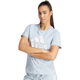 Adidas Koszulka damska adidas Loungewear Essentials Logo Tee jasnoniebieska IR5408