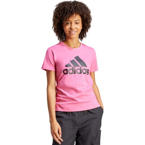 Adidas Koszulka damska adidas Loungewear Essentials Logo Tee różowa IR5413