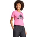 Adidas Koszulka damska adidas Loungewear Essentials Logo Tee różowa IR5413