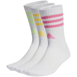 Adidas Skarpety adidas 3-Stripes Cushioned Crew Socks 3P białe IP2638