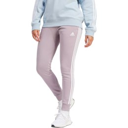 Adidas Spodnie damskie adidas Essentials 3-Stripes Fleece fioletowe IR5403