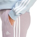 Adidas Spodnie damskie adidas Essentials 3-Stripes Fleece fioletowe IR5403