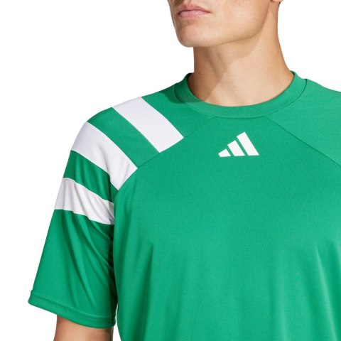 Adidas teamwear Koszulka męska adidas Fortore 23 Jersey zielona IT5655 Adidas teamwear Koszulka męska adidas Fortore 23 Jersey zielona IT5655