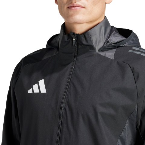 Adidas teamwear Kurtka męska adidas Tiro 24 Competition All-Weather czarna IJ8343 Adidas teamwear Kurtka męska adidas Tiro 24 Competition All-Weather czarna IJ8343