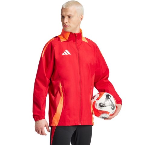 Adidas teamwear Kurtka męska adidas Tiro 24 Competition All-Weather czerwona IR9522 Adidas teamwear Kurtka męska adidas Tiro 24 Competition All-Weather czerwona IR9522