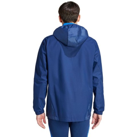 Adidas teamwear Kurtka męska adidas Tiro 24 Competition All-Weather niebieska IR9520 Adidas teamwear Kurtka męska adidas Tiro 24 Competition All-Weather niebieska IR9520