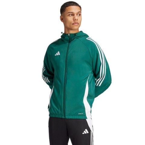 Adidas teamwear Kurtka męska adidas Tiro 24 zielona IM8810 Adidas teamwear Kurtka męska adidas Tiro 24 zielona IM8810