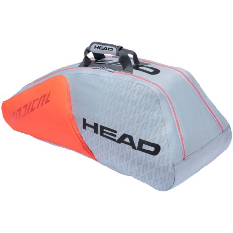 Head Torba tenisowa Head Radical 9R Supercombi szaro-pomarańczowa 283511