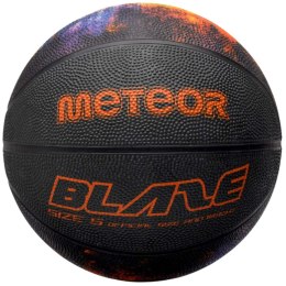 Meteor Piłka koszykowa Meteor Blaze czarna 16813