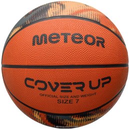 Meteor Piłka koszykowa Meteor Cover up pomarańczowa 16808