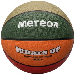 Meteor Piłka koszykowa Meteor What's Up zielono-pomarańczowa 16794