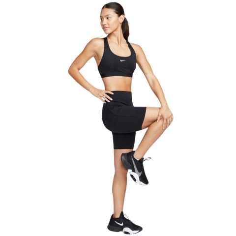 Nike Stanik sportowy Nike Swoosh Light Support czarny DX6817 010 Nike Stanik sportowy Nike Swoosh Light Support czarny DX6817 010