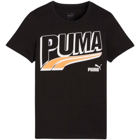 Puma Koszulka dla dzieci Puma ESS+ MID 90s Graphic Tee czarna 680294 01