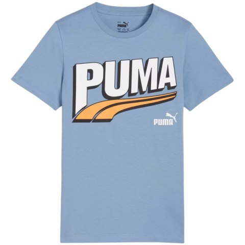 Puma Koszulka dla dzieci Puma ESS+ MID 90s Graphic Tee niebieska 680294 20 Puma Koszulka dla dzieci Puma ESS+ MID 90s Graphic Tee niebieska 680294 20