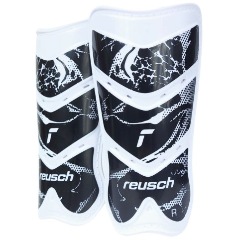 Reusch Ochraniacze piłkarskie Reusch Shinguard Attrakt Lite biało-czarne 5377045 7701