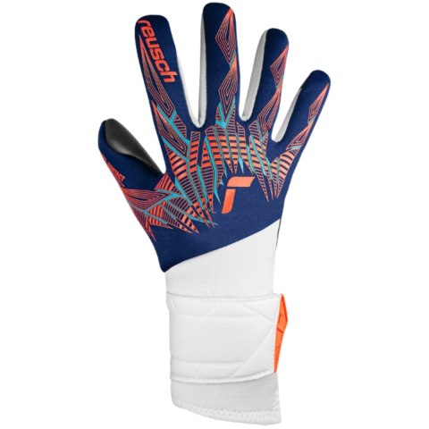 Reusch Rękawice bramkarskie Reusch Pure Contact Silver granatowo-biało-czarne 5470200 4848 Reusch Rękawice bramkarskie Reusch Pure Contact Silver granatowo-biało-czarne 5470200 4848
