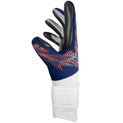 Reusch Rękawice bramkarskie Reusch Pure Contact Silver granatowo-biało-czarne 5470200 4848 Reusch Rękawice bramkarskie Reusch Pure Contact Silver granatowo-biało-czarne 5470200 4848