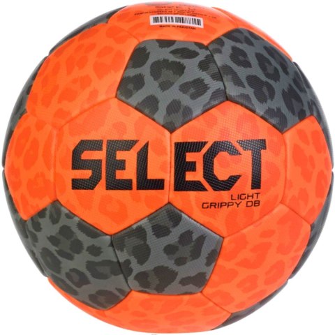 Select Piłka ręczna Select Light Grippy DB EHF 0 pomarańczowo-szara 13137