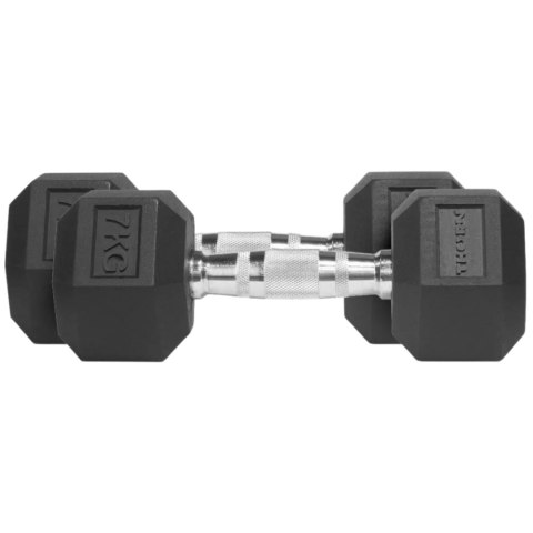 Thorn Fit Hantle Thorn Fit Hex Rubber Dumbbell 7,0 kg x 2 szt.