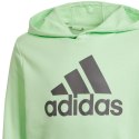 Adidas Bluza dla dzieci adidas Big Logo Essentials Cotton Hoodie jasnozielona IS2591