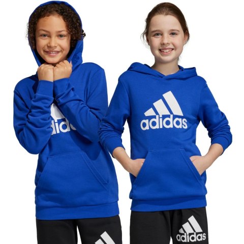 Adidas Bluza dla dzieci adidas Big Logo Essentials Cotton Hoodie niebieska IC6834