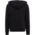 Adidas Bluza dla dzieci adidas Essentials Linear Logo Full-Zip Hoodie czarna IC3584