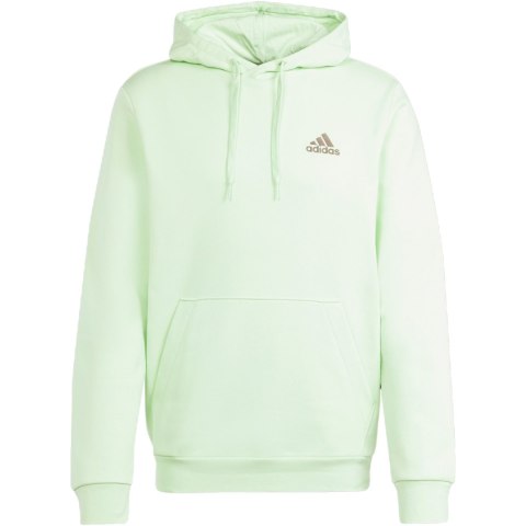 Adidas Bluza męska adidas Essentials Fleece Hoodie zielona IN0327 Adidas Bluza męska adidas Essentials Fleece Hoodie zielona IN0327